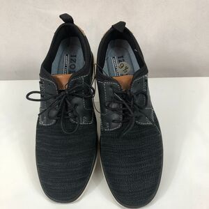 New IZOD Breeze Men's Casual Black Shoes Comfort Memory Foam Lace Up Sz 9.5